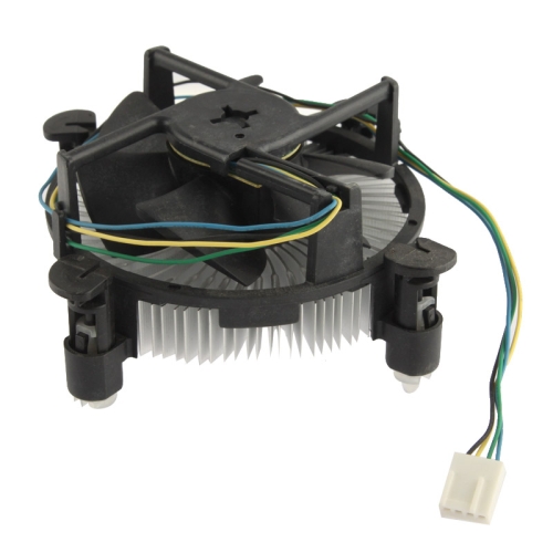 775 CPU Short Sleeve Bearing Cooling Fan, 4-pin - Click Image to Close